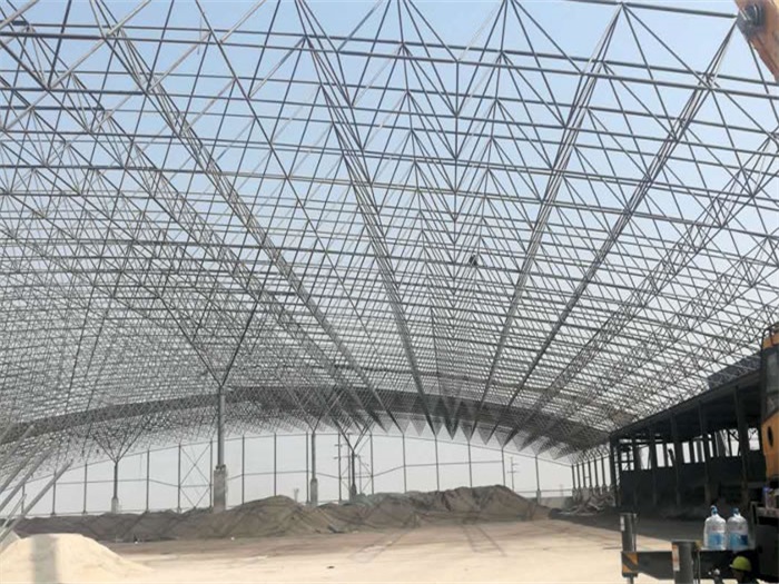 株洲钢厂料仓网架工程